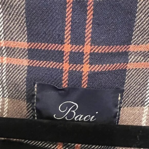 BACI Italy Women's Plaid Blazer Jacket Coat - Picture 7 of 8
